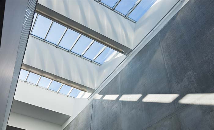 University of Southern Denmark featuring VELUX Modular Skylights 