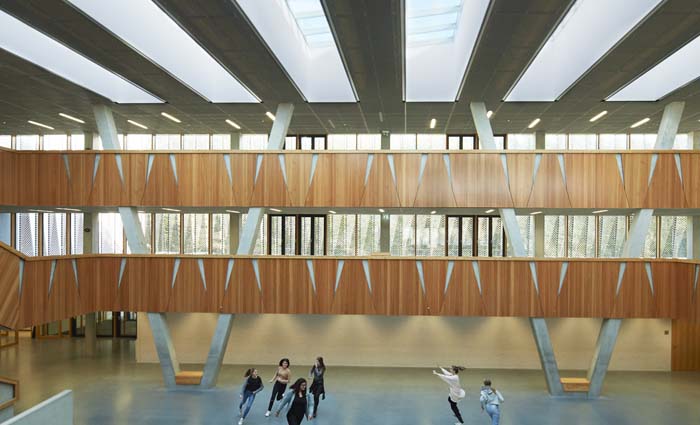 Hessenwaldschule Germany with Velux Modular Skylights