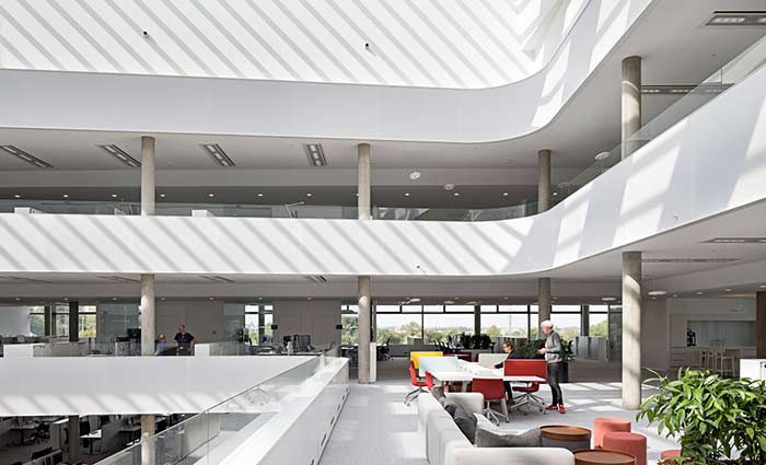 DSV Headquarters featuring VELUX Modular Skylights