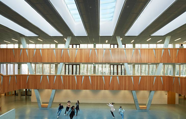 Skylights in Hessenwaldschule