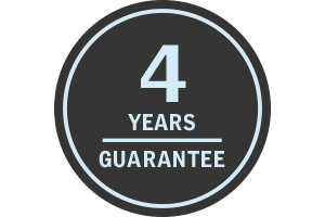 4 years guarantee on Grillodur
