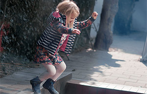 Jumping girl