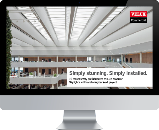 Simply stunning. Simply installed. 10 reasons why prefabricated VELUX modular skylights will transform your next project