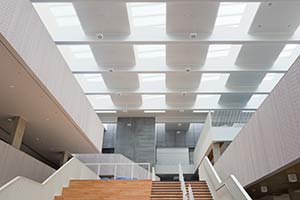 Modular Skylights with opal glazing in Trumpington Community College