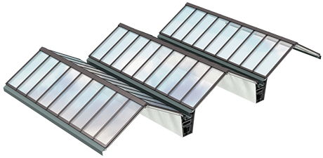 Illustration of Atrium Ridgelight solution