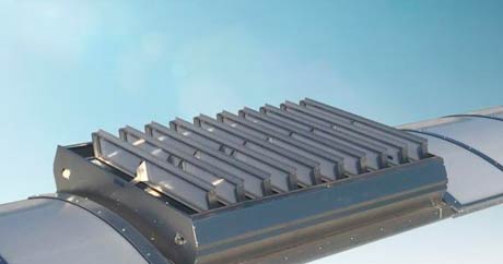 Vario continuous rooflight with louvered smoke ventilation