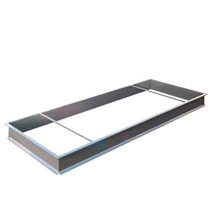 Kerb system for continuous rooflights Vario 