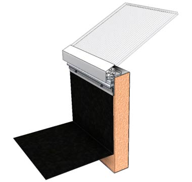 Roof membrane connection Vario Therm rooflight