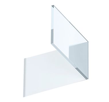 Illustration of a glazing example with clear polycarbonate