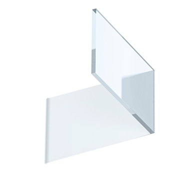 Illustration of a glazing example with opal polycarbonate
