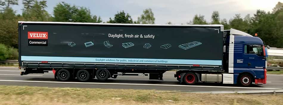 VELUX Commercial lorry