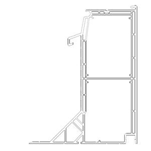 2-skinned PVC upstands - standard use
