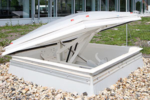 Venting squared Dome Rooflight