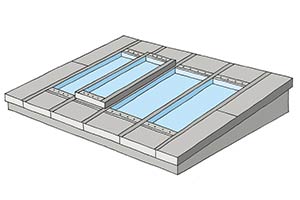 Illustration of Stick System Easy Monopitch solution