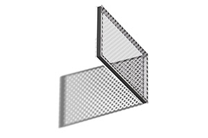 Illustration of glazing unit with fritted surface