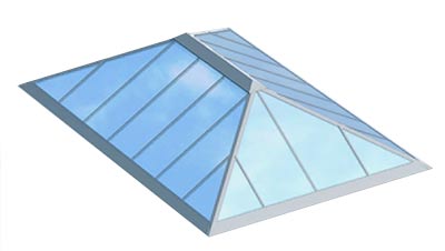 A hip is an outward going corner solution used to connect two sloped sides, creating a hipped end.