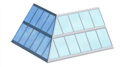 A hip is an outward going corner solution used to connect two sloped sides.