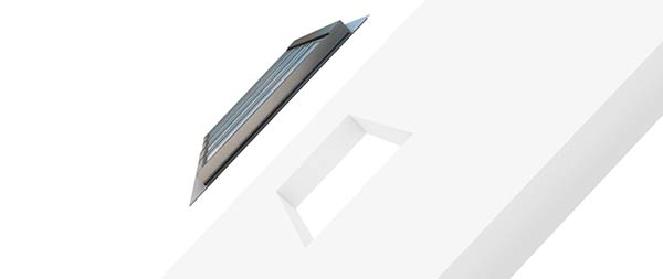 Sub-construction concept for VELUX Glazing Panels, the sub-construction must be parallel to the panel itself.