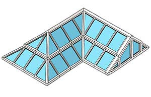 Skylights in Hessenwaldschule