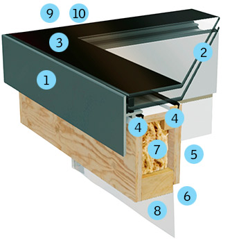 Monolight burglary-resistant module construction 