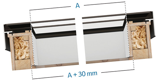 Clear Internal Measurement Monolight/Linearlight Burglary-resistant