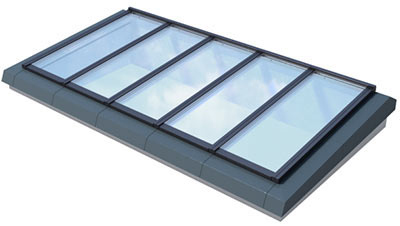 Illustration of Longlight solution - VELUX modular skylights