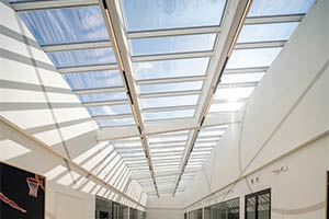 Rooflight solution with Step Longlight