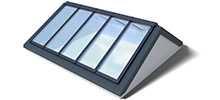 Illustration of Ridgelight 25-40° - a VELUX Modular Skylight solution