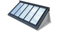 Illustration of Wall-mounted Longlight - a VELUX Modular Skylight solution