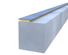 Steel profile on concreate