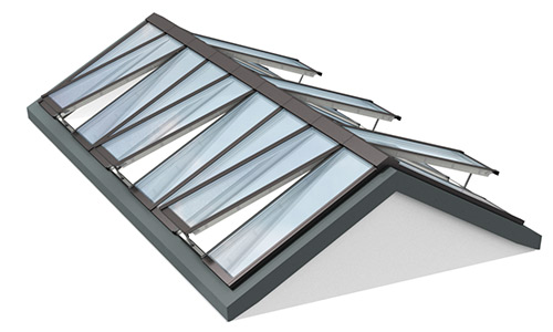 Illustration of Ridgelight skylight solution