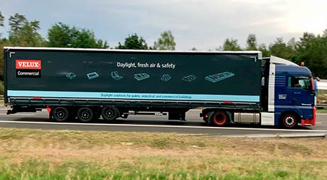 VELUX Commercial lorry